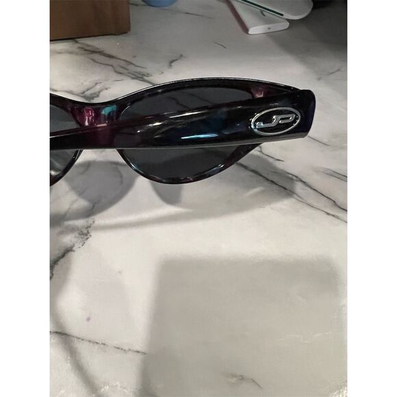 Jonathan Paul Unisex Fitover Sunglasses Purple Wrap Gray Lens UV400 - Picture 4 of 6